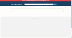 Desktop Screenshot of amsofac.org.mx